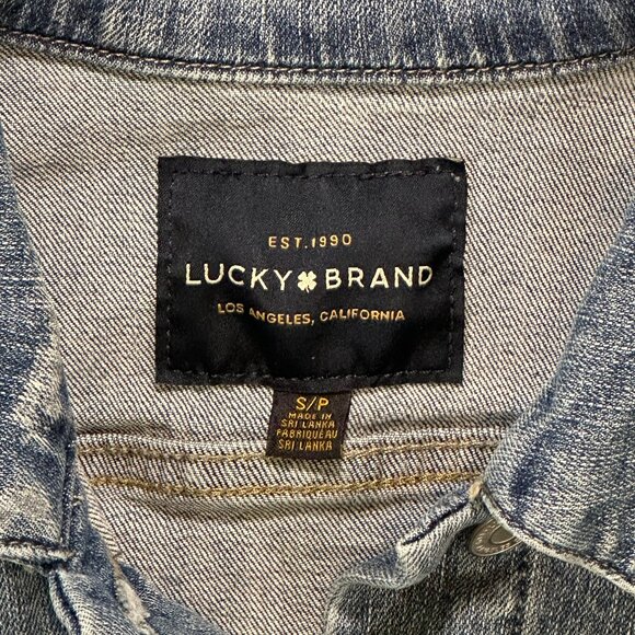 Lucky Brand Denim Tomboy Trucker Jean Jacket Womens Size S - Picture 4 of 8